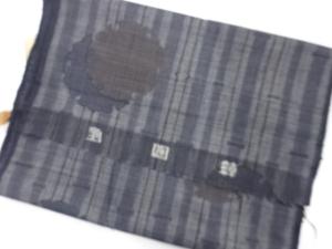 アンティーク　本場大島紬着尺反物(韓国産)